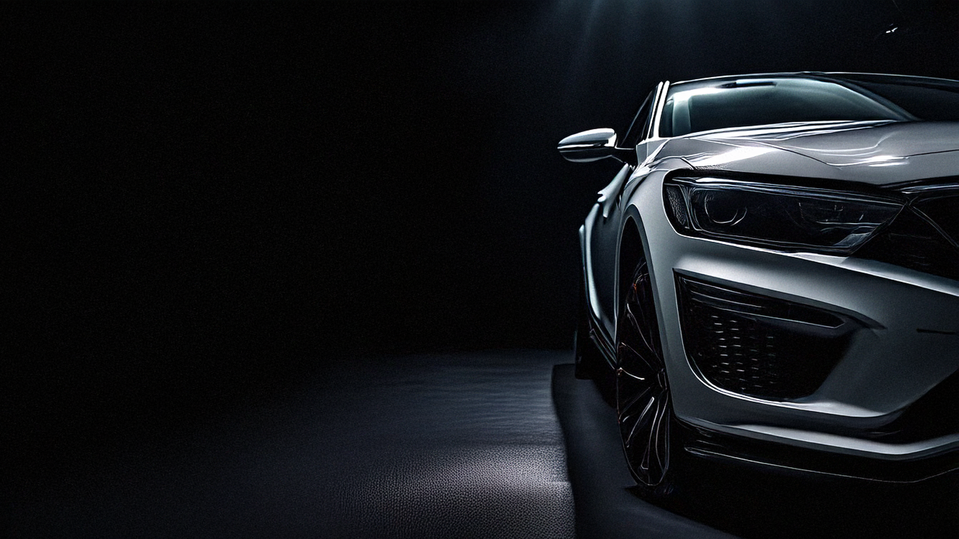 Hero image of a car being serviced